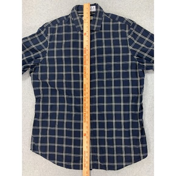 Banana Republic Classic Fit Long Sleeve Button Down Shirt (Men's XL) Blue - Picture 8 of 12